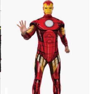 Iron man adult deluxe costume size standard